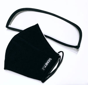 Cloth Masks with Built-In Filter and Removable Eye Shield