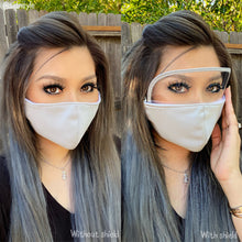 Load image into Gallery viewer, Cloth Masks with Built-In Filter and Removable Eye Shield
