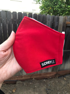 Cloth Masks with Built-In Filter and Removable Eye Shield