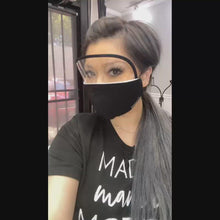 Load and play video in Gallery viewer, Cloth Masks with Built-In Filter and Removable Eye Shield
